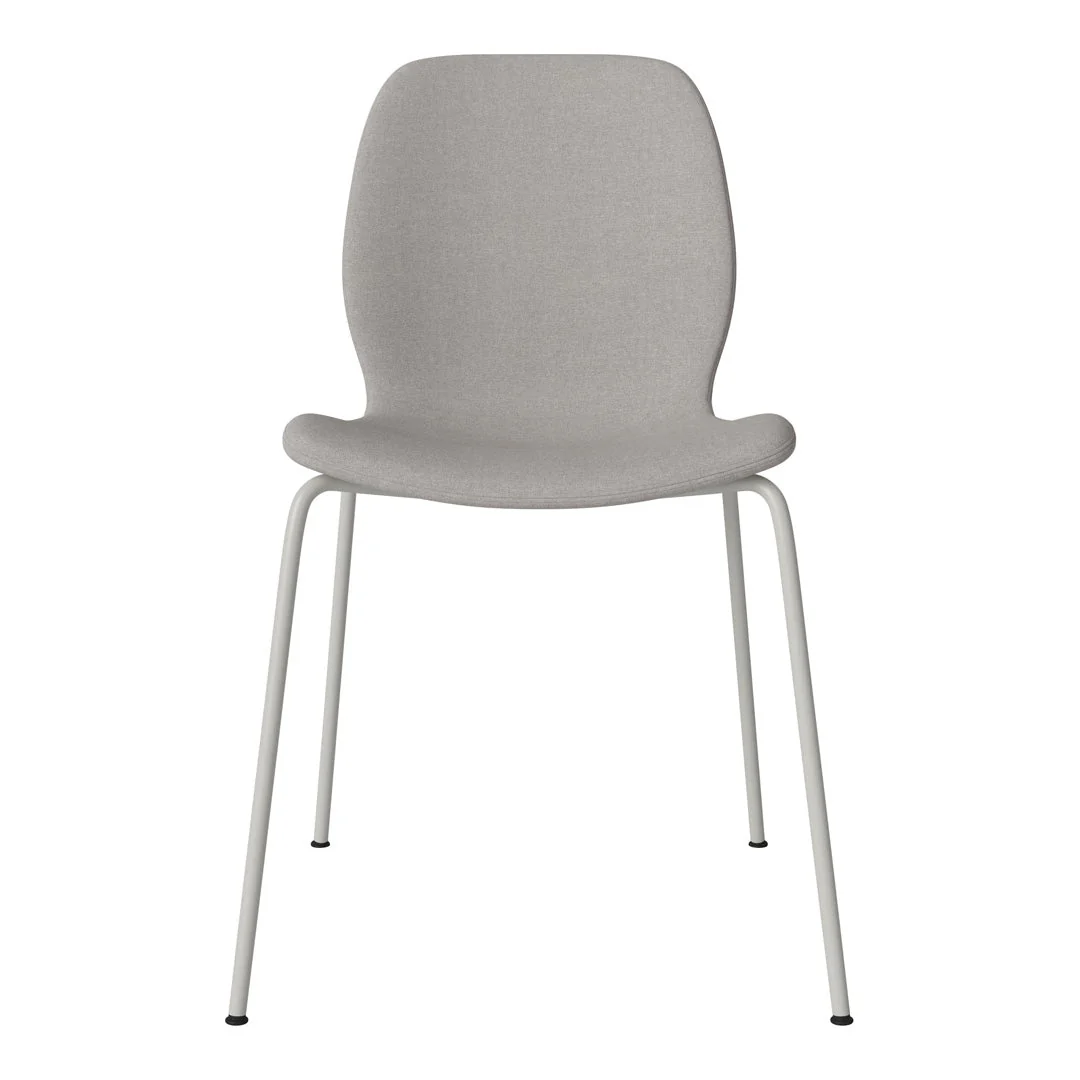 Seed Dining Chair - Upholstered -  Steel Base, Grey Lacquered - Image 44