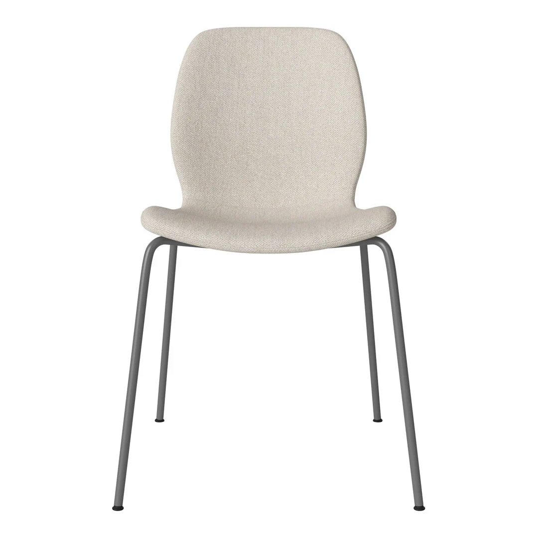 Seed Dining Chair - Upholstered -  Steel Base, Grey Lacquered - Image 46