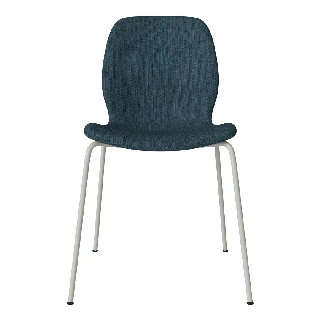 Seed Dining Chair - Upholstered -  Steel Base, Grey Lacquered - Image 55