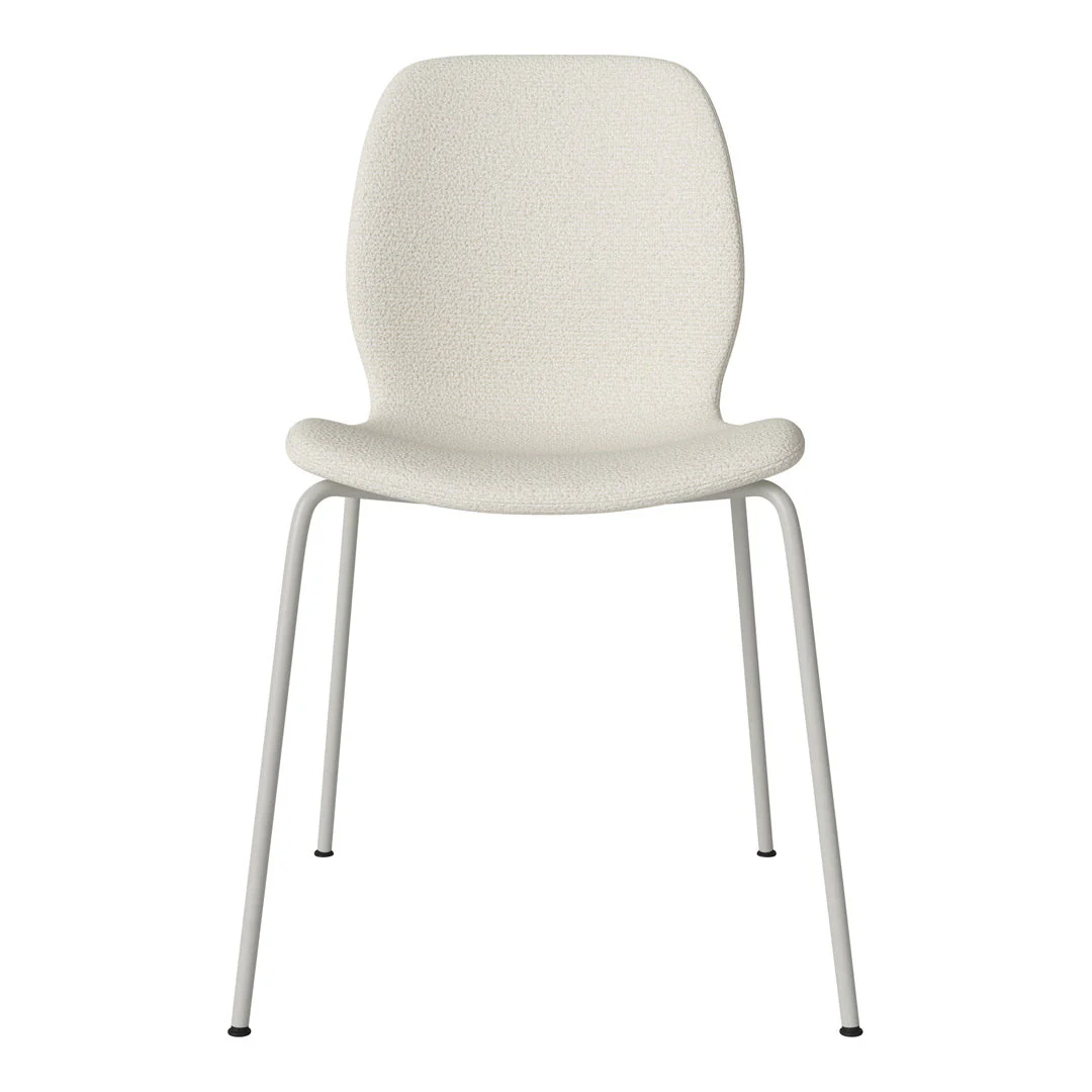 Seed Dining Chair - Upholstered -  Steel Base, Grey Lacquered - Image 60