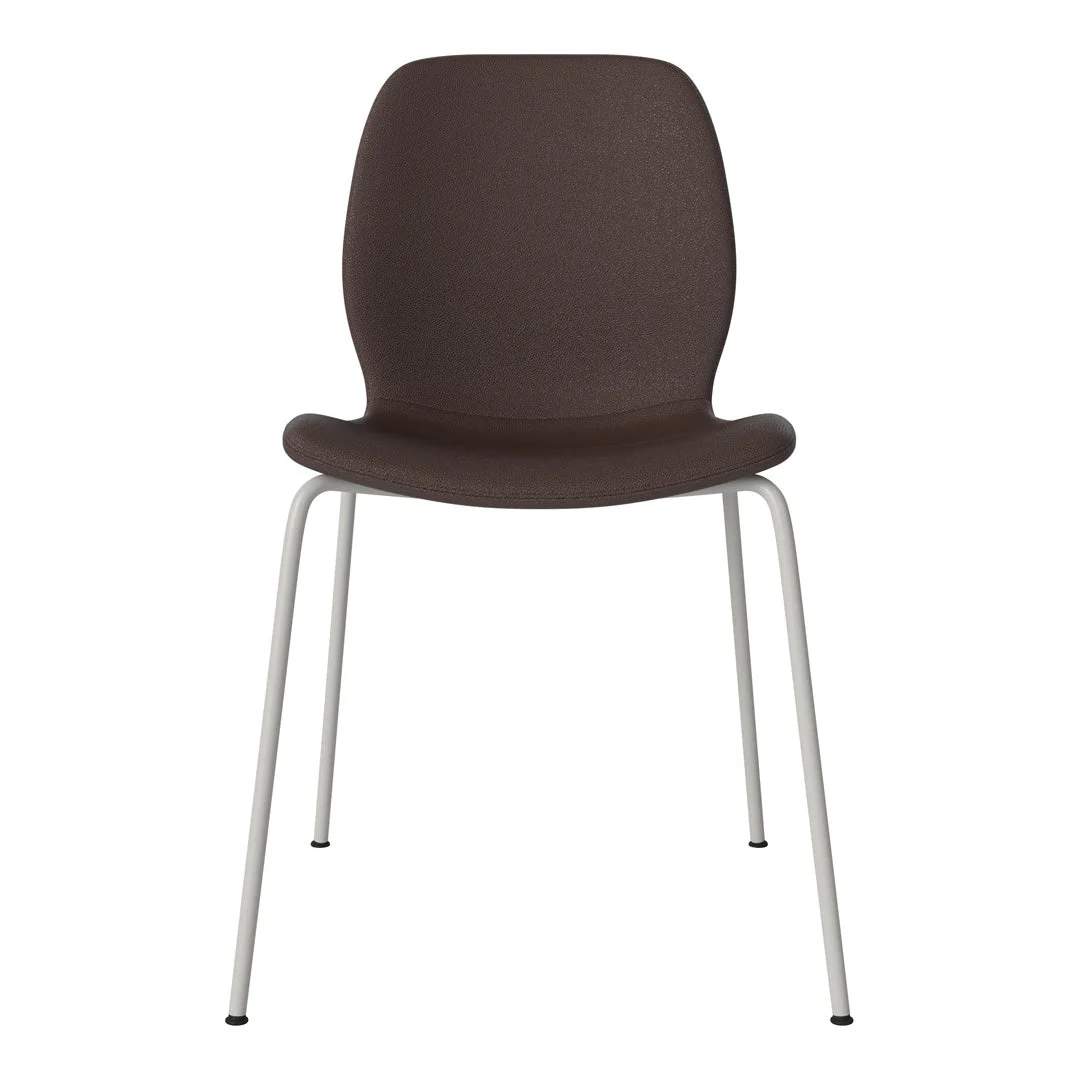 Seed Dining Chair - Upholstered -  Steel Base, Grey Lacquered - Image 61