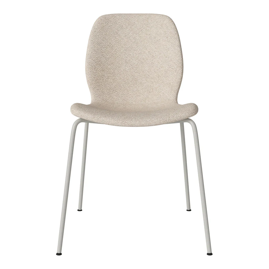 Seed Dining Chair - Upholstered -  Steel Base, Grey Lacquered - Image 64