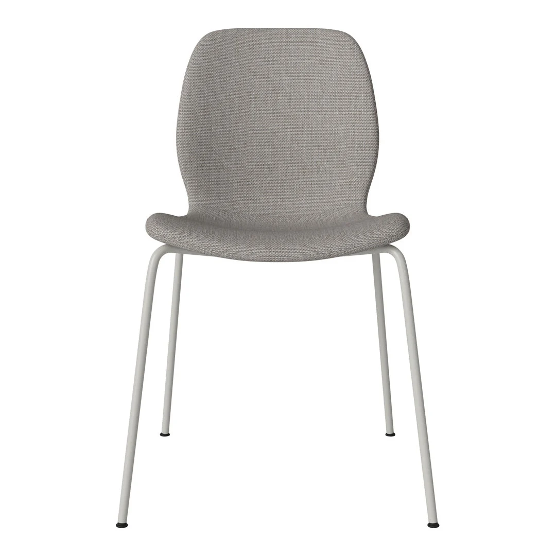 Seed Dining Chair - Upholstered -  Steel Base, Grey Lacquered - Image 65