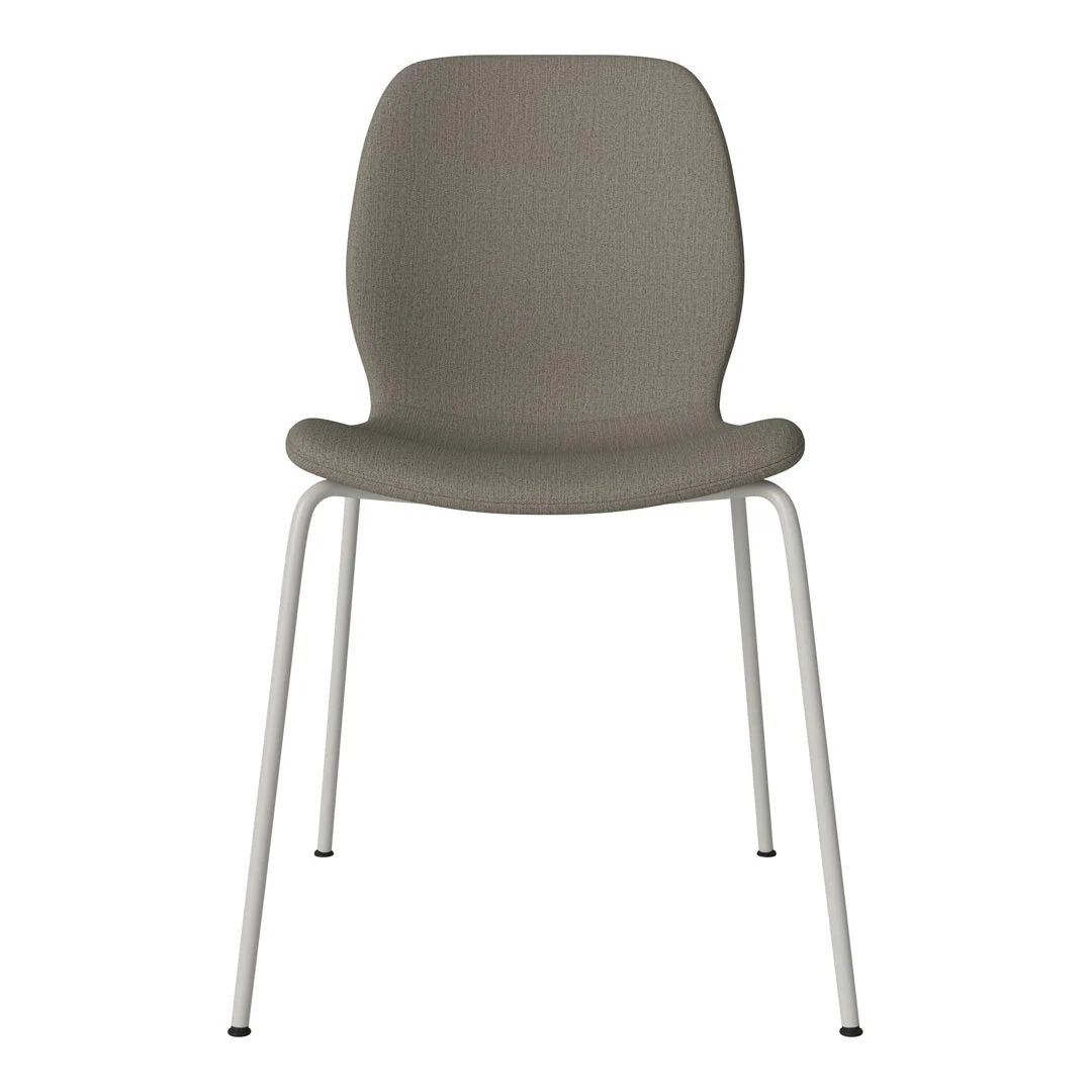 Seed Dining Chair - Upholstered -  Steel Base, Grey Lacquered - Image 67