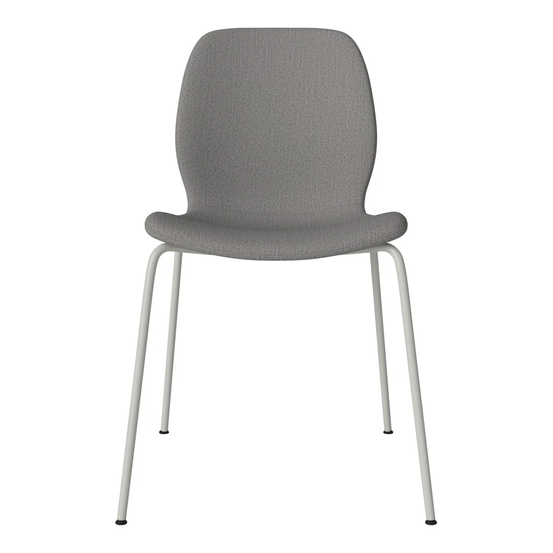 Seed Dining Chair - Upholstered -  Steel Base, Grey Lacquered - Image 73