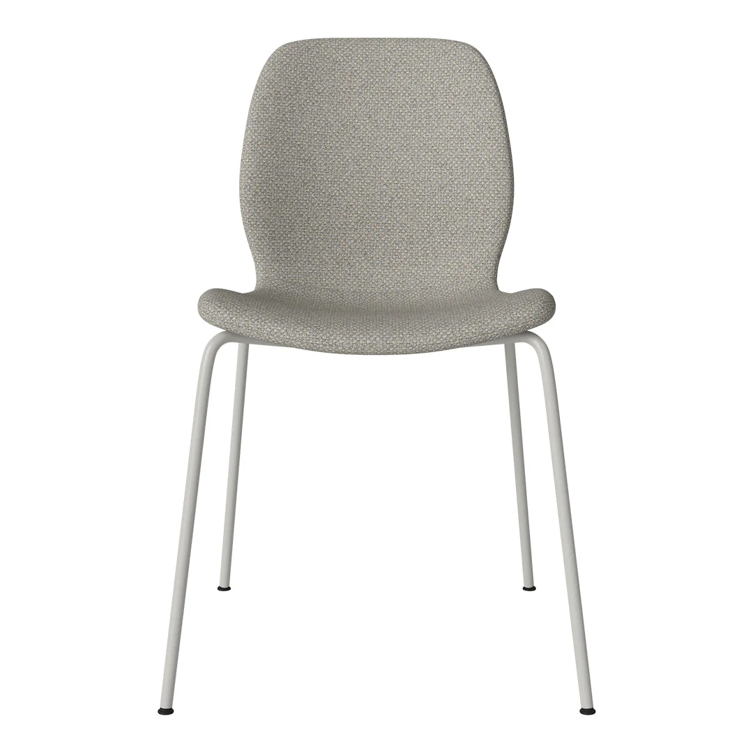 Seed Dining Chair - Upholstered -  Steel Base, Grey Lacquered - Image 83