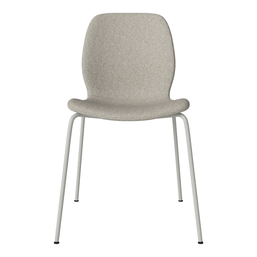 Seed Dining Chair - Upholstered -  Steel Base, Grey Lacquered - Image 84