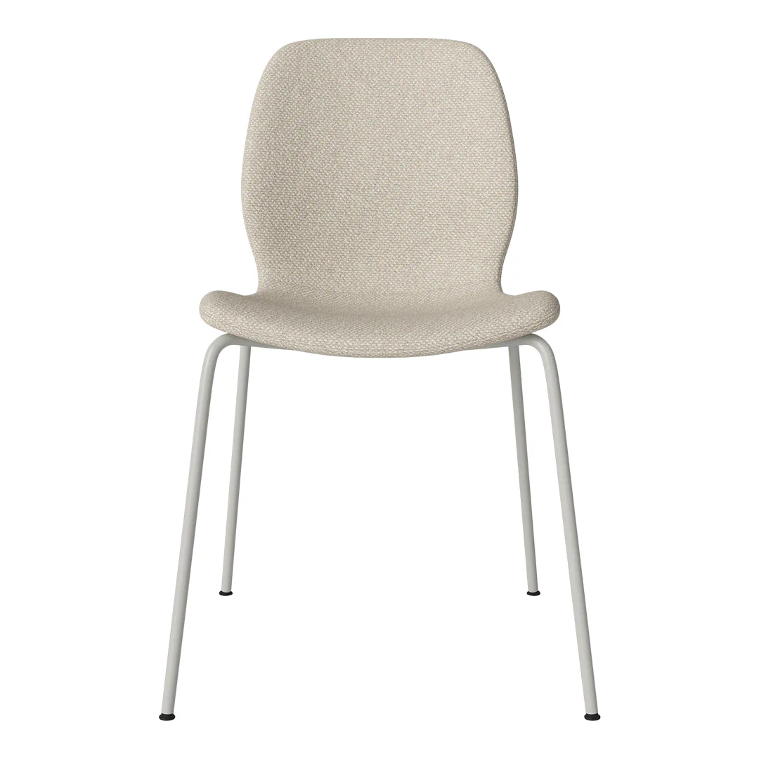 Seed Dining Chair - Upholstered -  Steel Base, Grey Lacquered - Image 86
