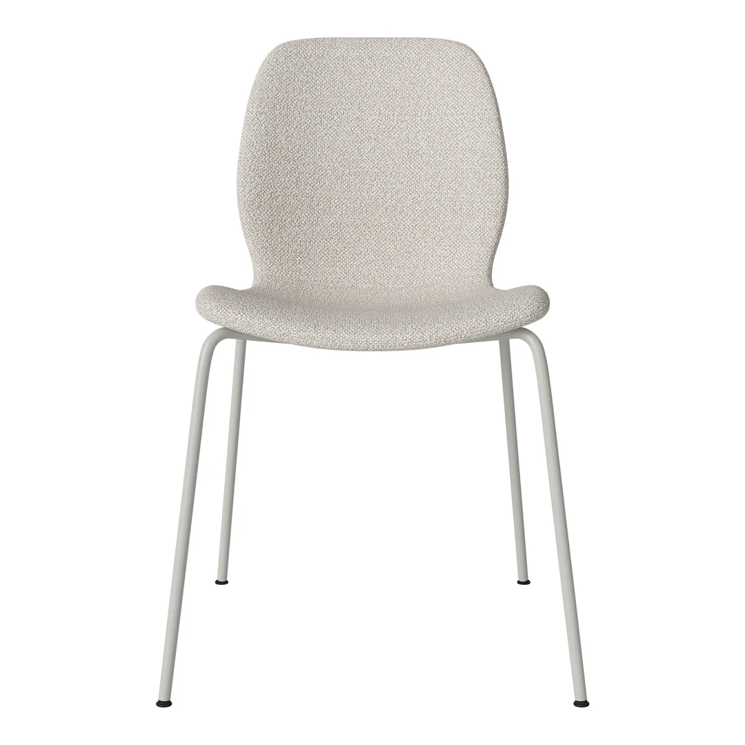 Seed Dining Chair - Upholstered -  Steel Base, Grey Lacquered - Image 87