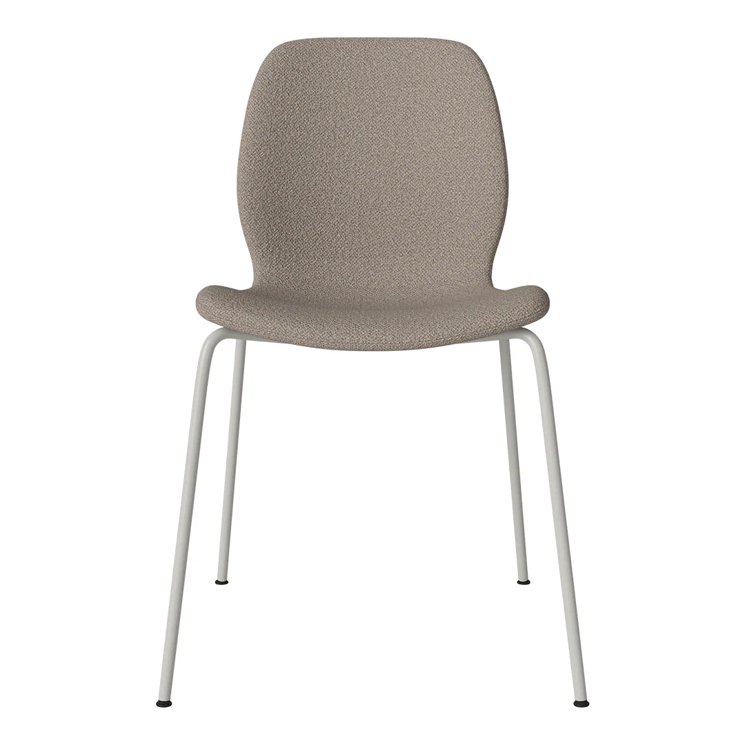 Seed Dining Chair - Upholstered -  Steel Base, Grey Lacquered - Image 89