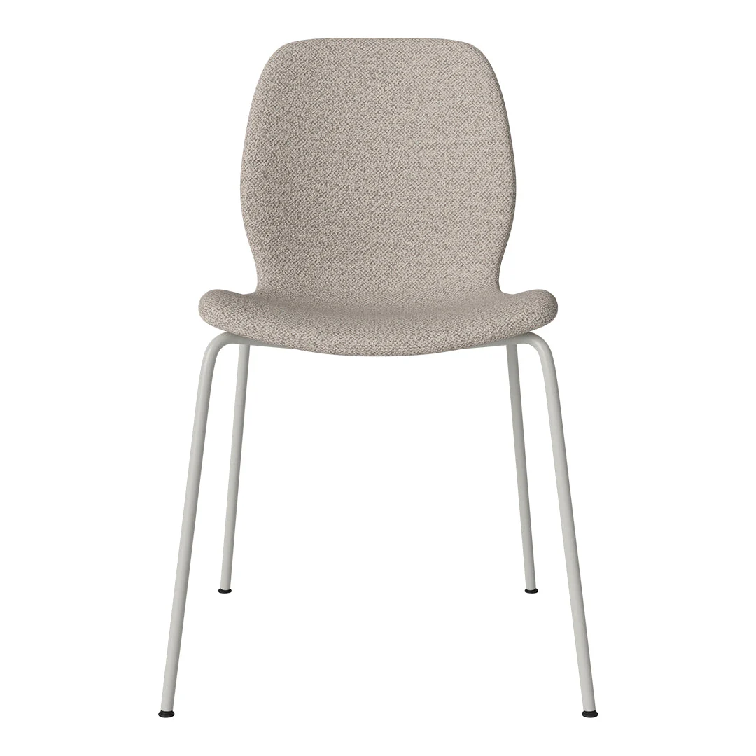 Seed Dining Chair - Upholstered -  Steel Base, Grey Lacquered - Image 92