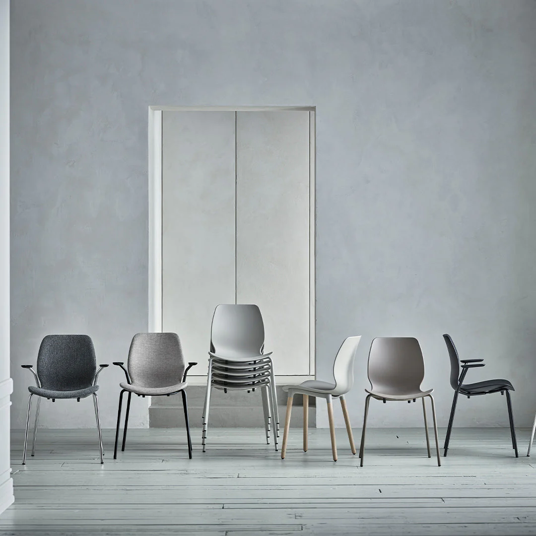Seed Dining Chair w/ Open Arms - Image 14