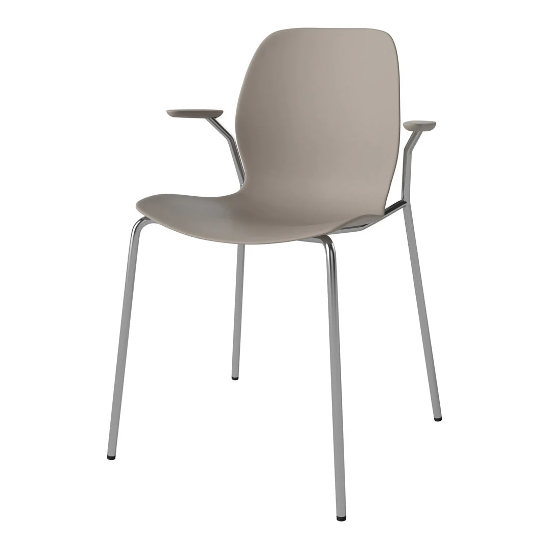Seed Dining Chair w/ Open Arms - Image 6