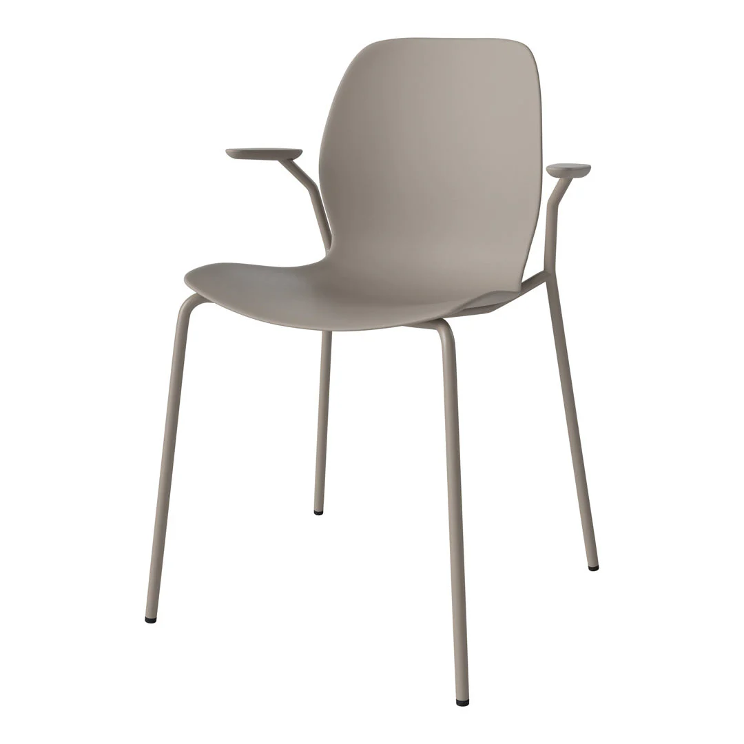 Seed Dining Chair w/ Open Arms - Image 9