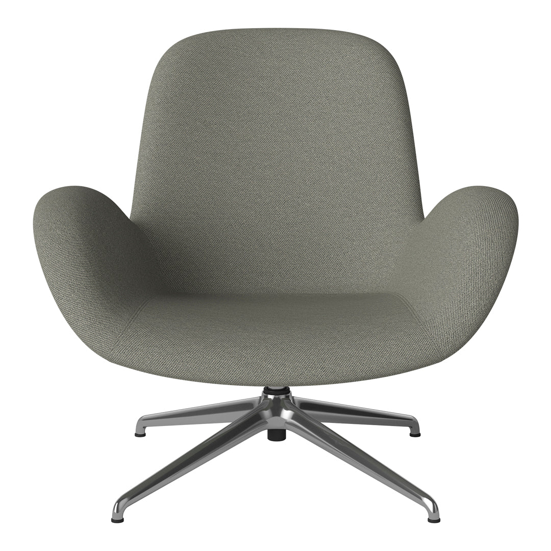 Seed Lounge Armchair - Upholstered - 4-Star Base - Chrome - Image 23