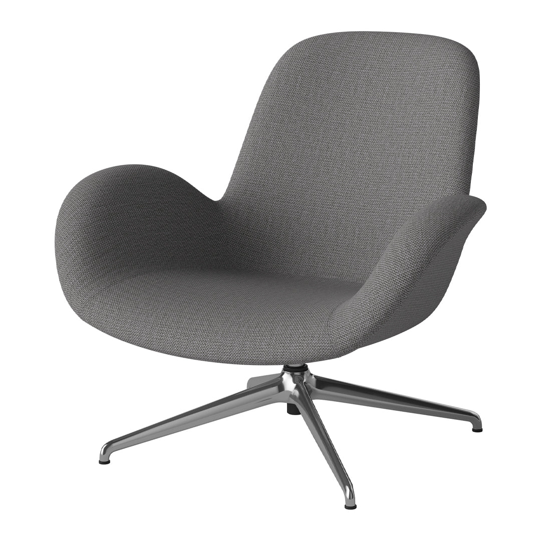Seed Lounge Armchair - Upholstered - 4-Star Base - Chrome - Image 97