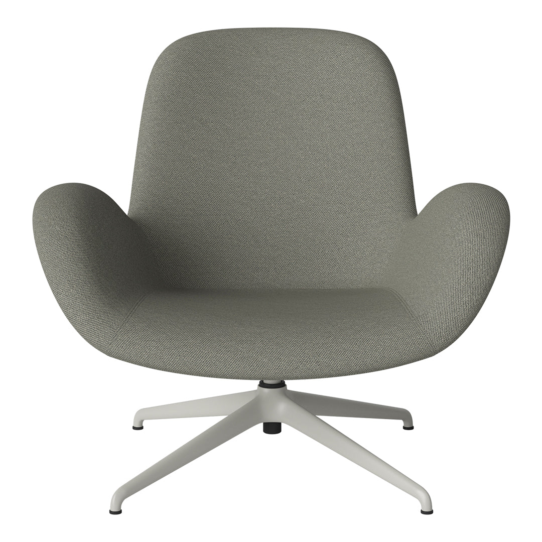 Seed Lounge Armchair - Upholstered - 4-Star Base - Grey Lacquered Steel - Image 65