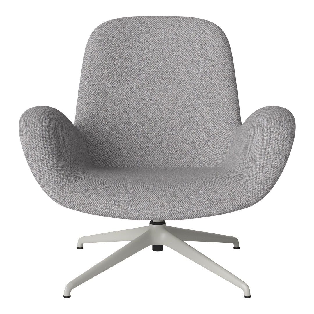 Seed Lounge Armchair - Upholstered - 4-Star Base - Grey Lacquered Steel - Image 68
