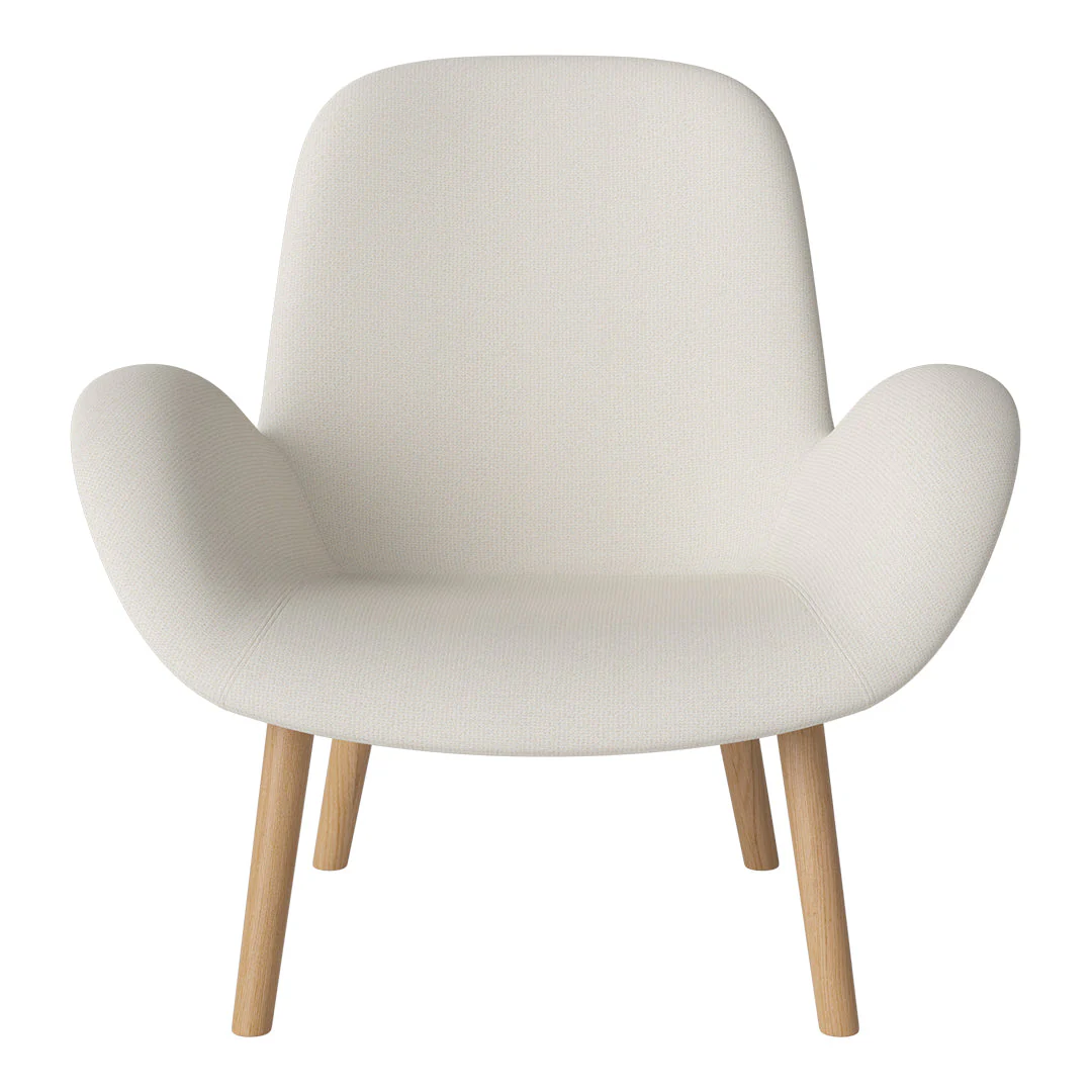 Seed Lounge Armchair - Upholstered - Oiled Oak Base - Image 31