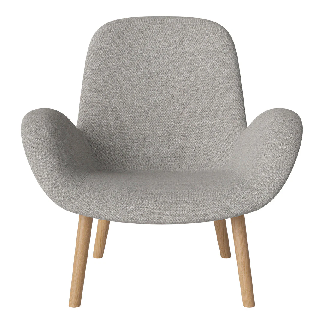 Seed Lounge Armchair - Upholstered - Oiled Oak Base - Image 64