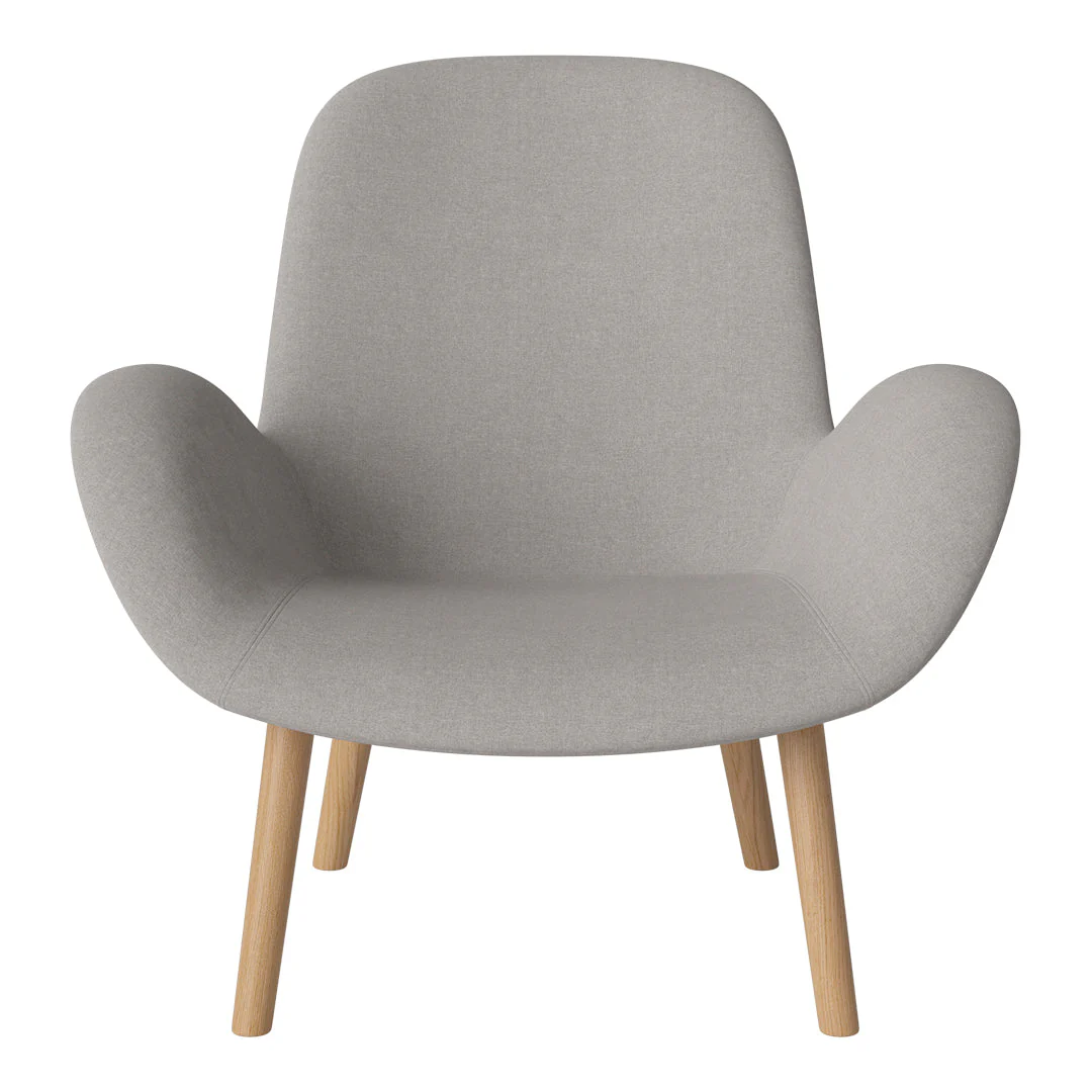Seed Lounge Armchair - Upholstered - Oiled Oak Base - Image 74
