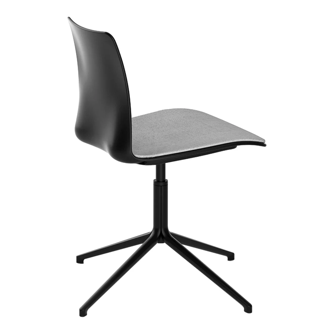 MOOD Conference Chair - Upholstered Seat - 4-Star Swivel Base - Image 2