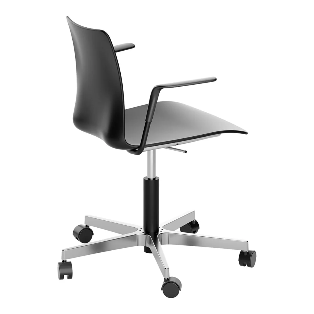 MOOD Learn Conference Armchair - 5-Star Base w/ Casters - Image 2