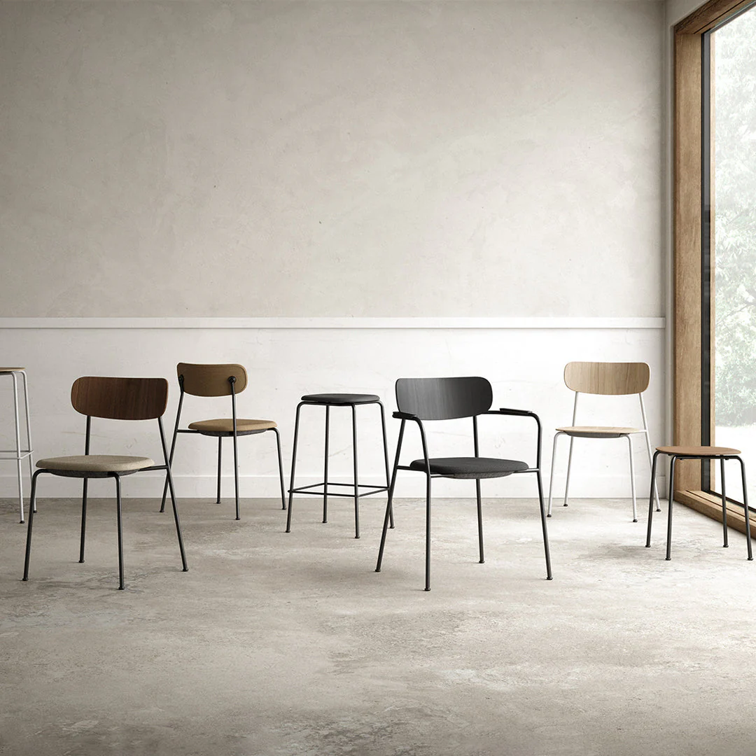 Scope Stool - Seat Upholstered - Stackable - Image 3