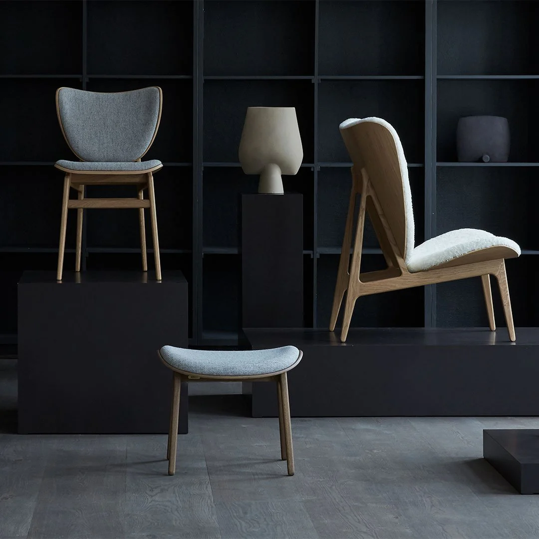 Elephant Lounge Stool - Seat Upholstered - Image 17