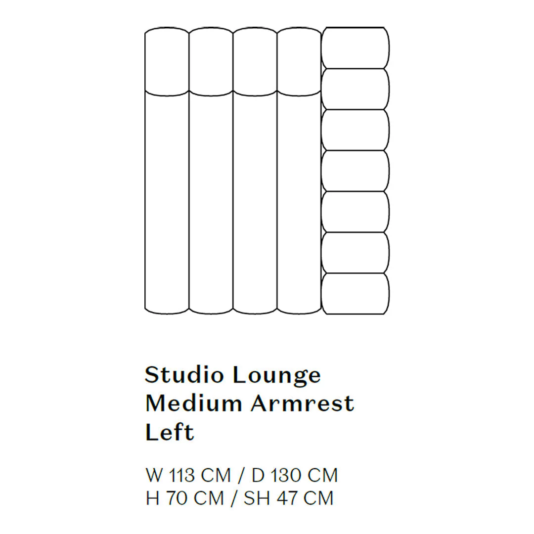 Studio Lounge Sofa w/ Arms - Modules - Image 33