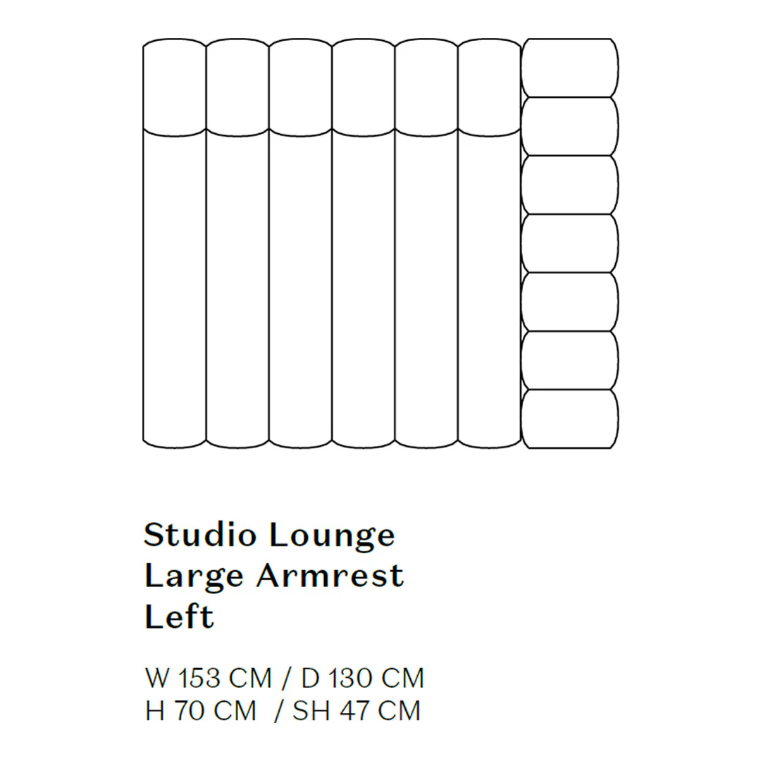Studio Lounge Sofa w/ Arms - Modules - Image 35
