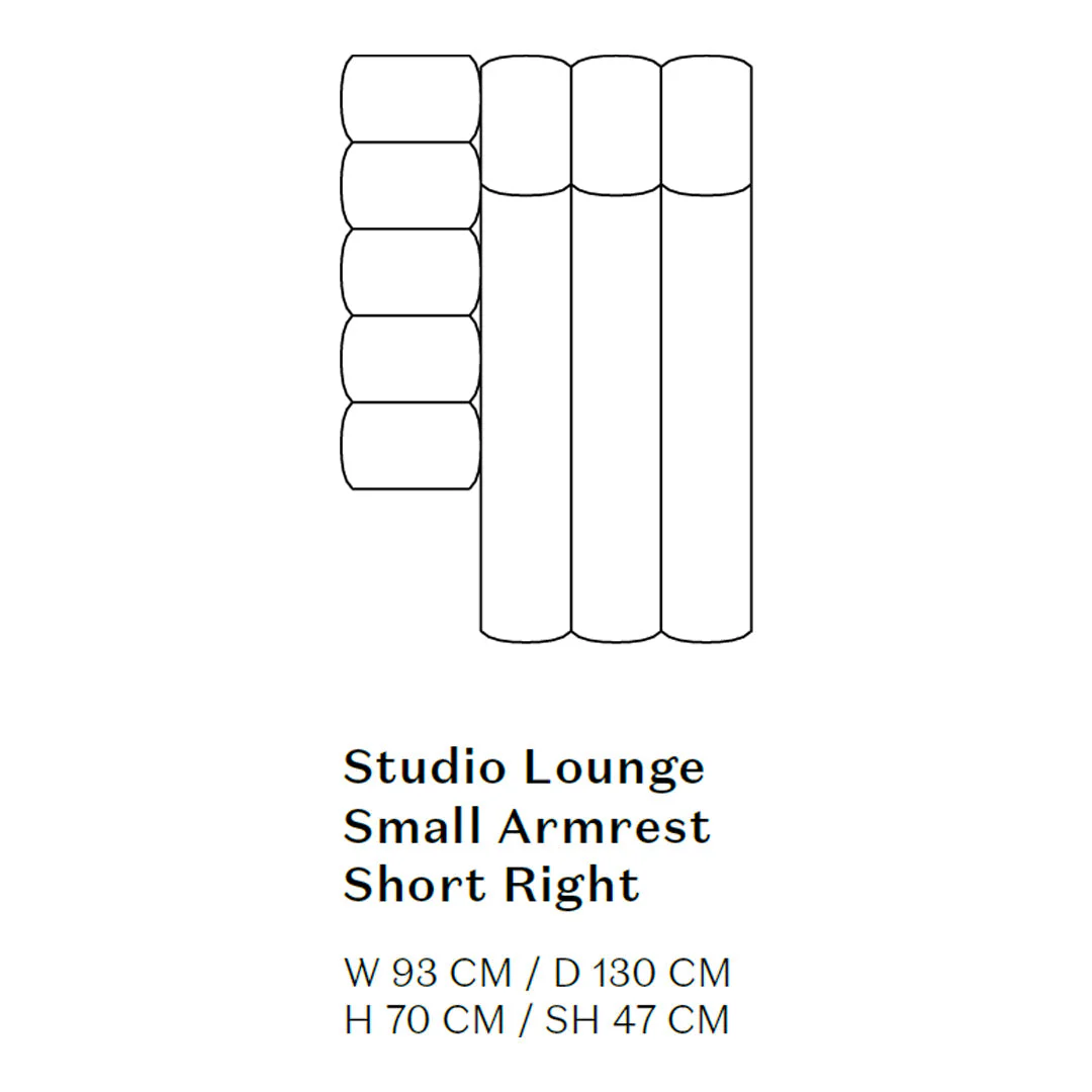 Studio Lounge Sofa w/ Arms - Modules - Image 36