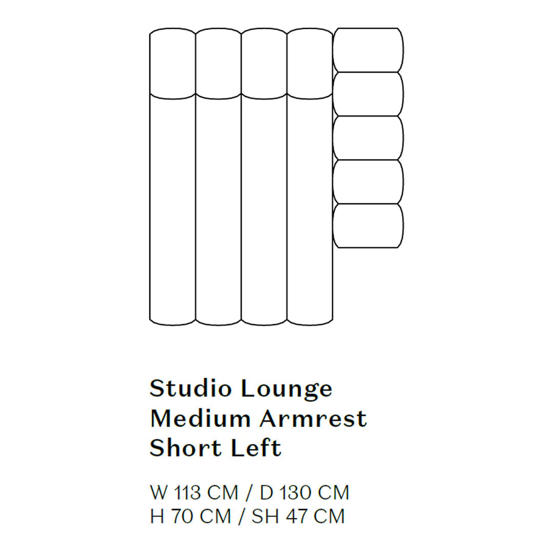 Studio Lounge Sofa w/ Arms - Modules - Image 39