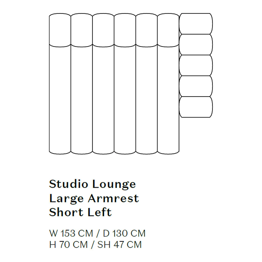 Studio Lounge Sofa w/ Arms - Modules - Image 41