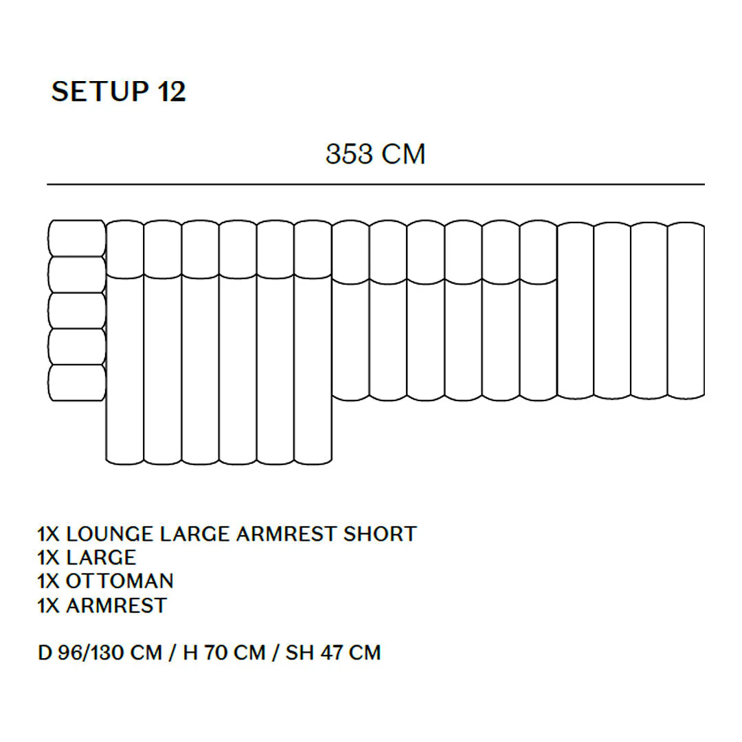 Studio Modular Sofa - Setup 12 - Image 2