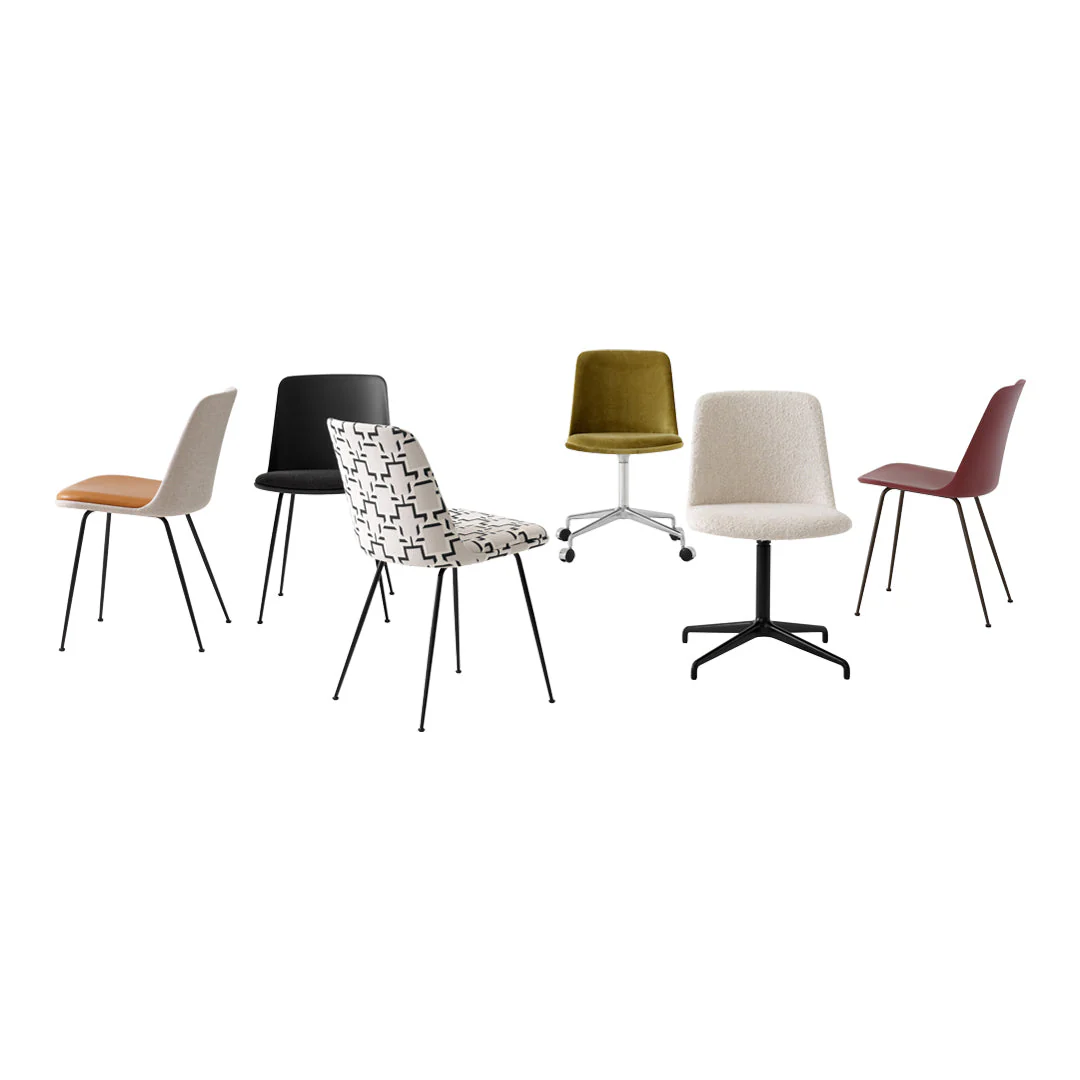 Rely HW23 Chair - 4-Star Swivel Base w/ Casters - Image 3
