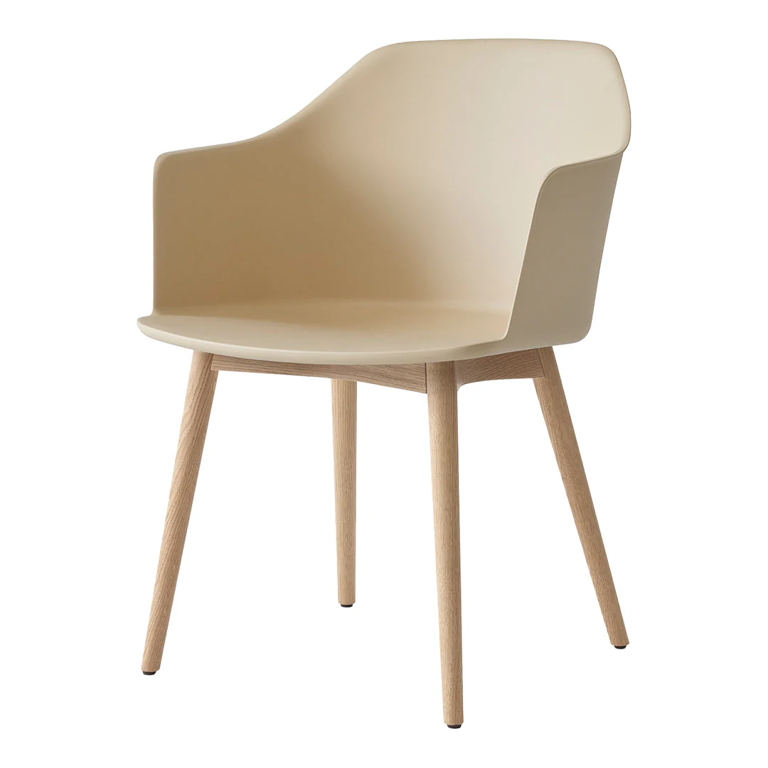 Rely HW76 Armchair - Wood Base - Image 3