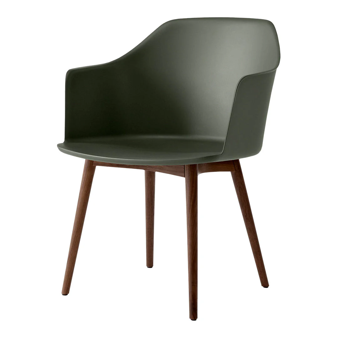 Rely HW76 Armchair - Wood Base - Image 4
