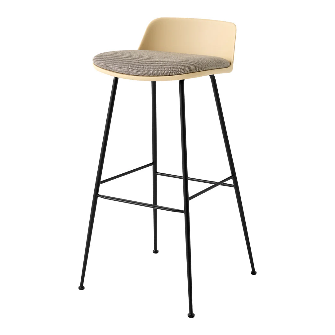 Rely HW87 Low Back Bar Stool - Seat Upholstered - Image 11