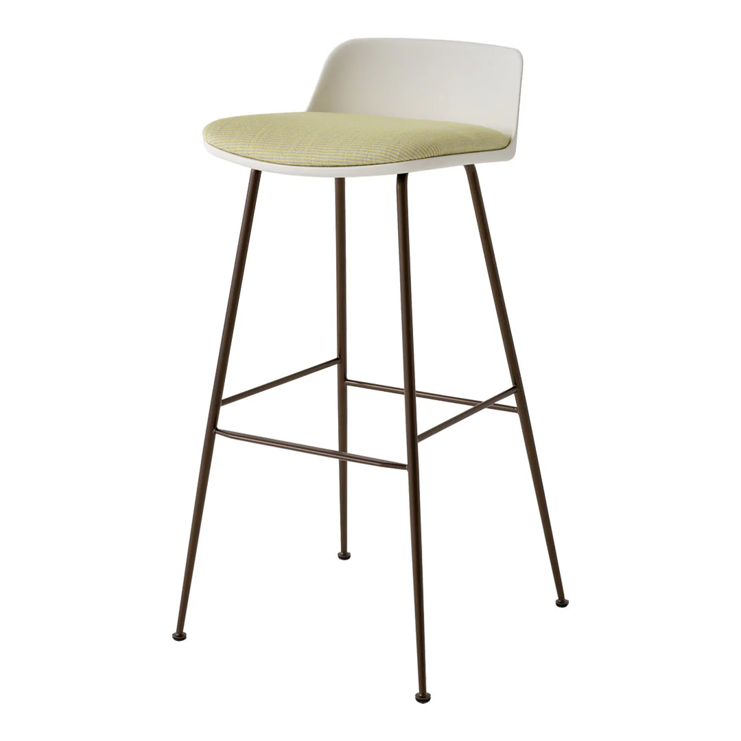 Rely HW87 Low Back Bar Stool - Seat Upholstered - Image 16