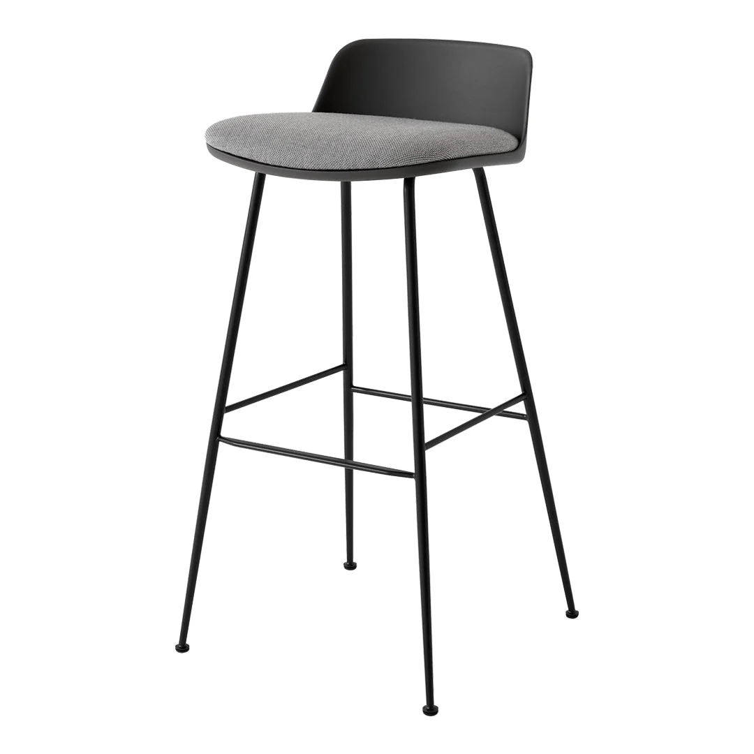 Rely HW87 Low Back Bar Stool - Seat Upholstered - Image 17