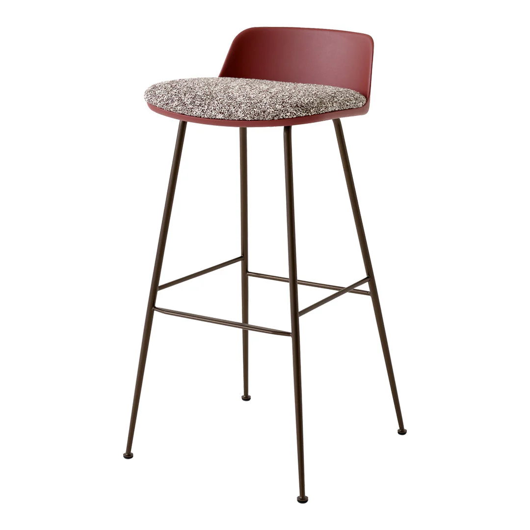 Rely HW87 Low Back Bar Stool - Seat Upholstered - Image 18