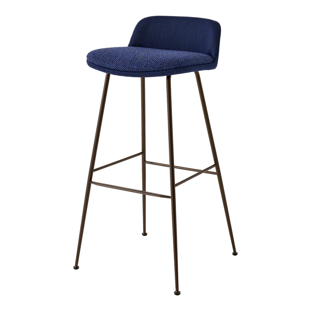 Rely HW90 Low Back Bar Stool - Mixed Upholstery - Image 2