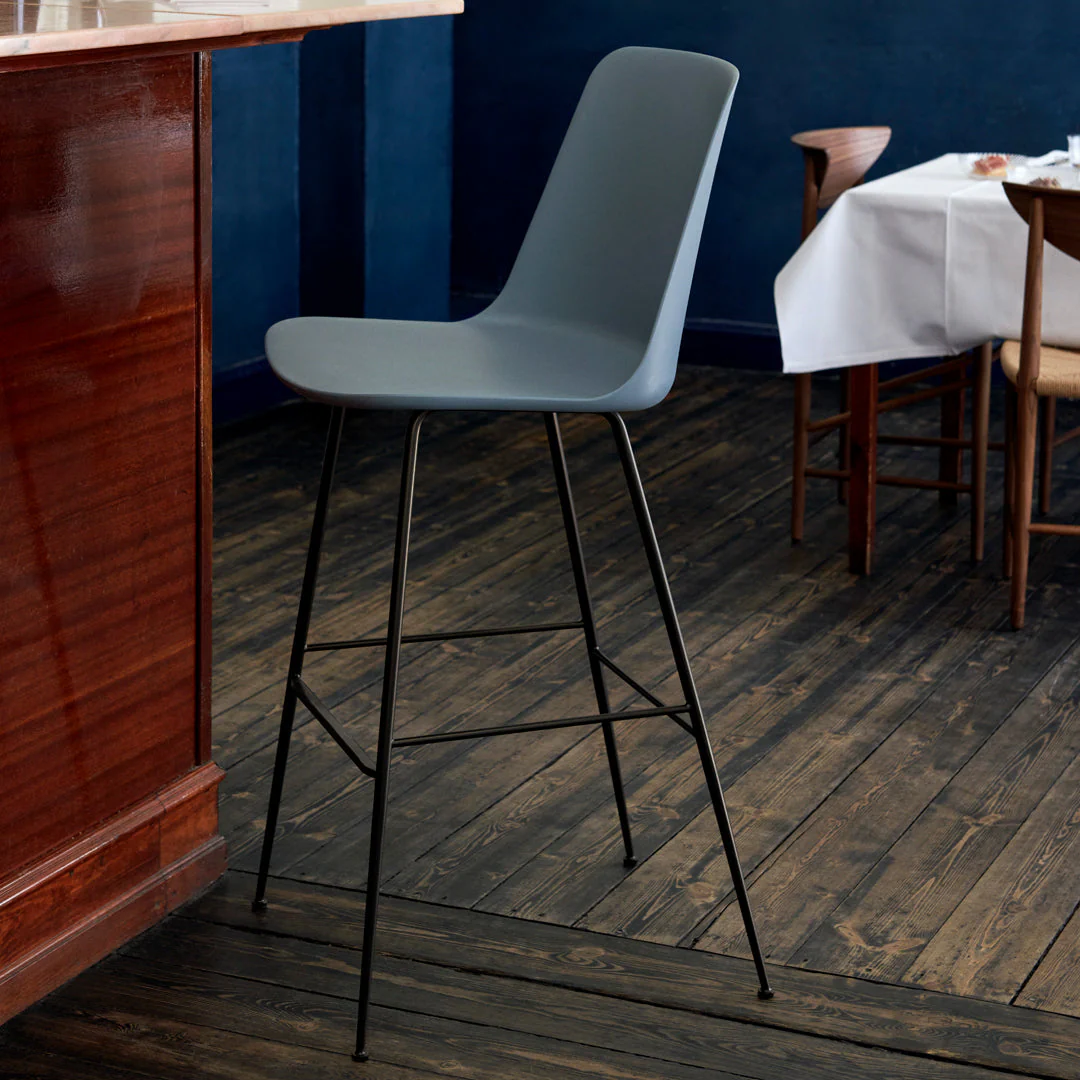 Rely HW91 High Back Counter Chair - Tube Base - Image 5