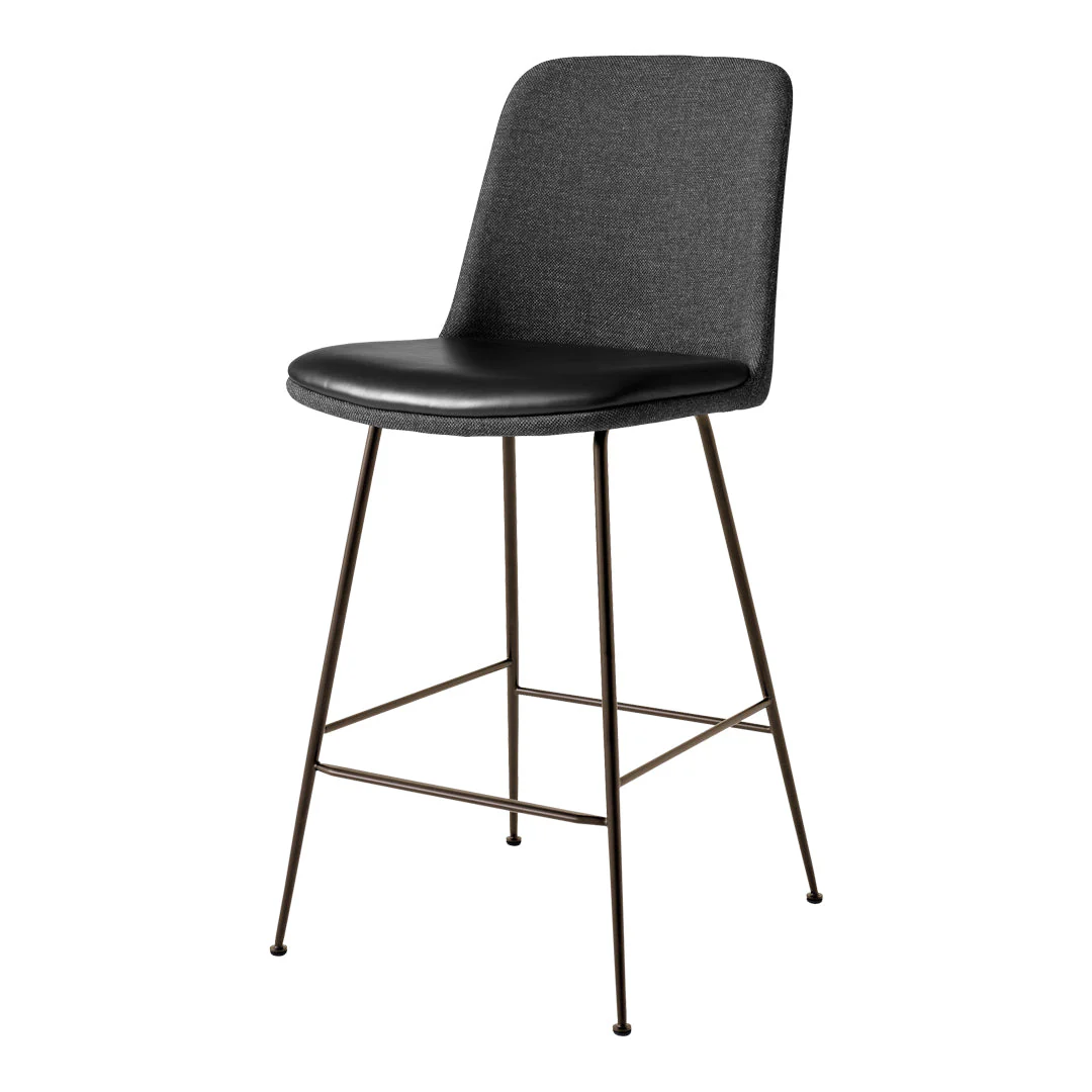 Rely HW95 High Back Counter Chair - Mixed Upholstery - Image 2