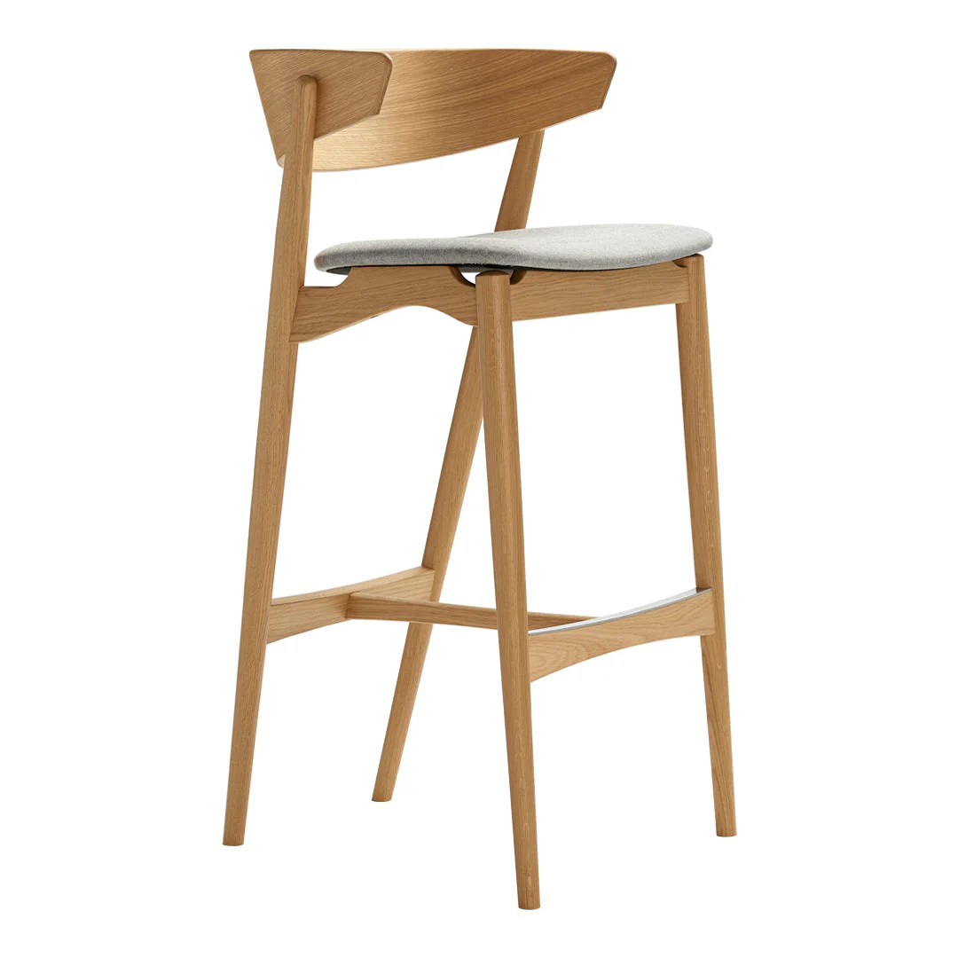 Sibast No 7 Bar Stool - Seat Upholstered - Image 7