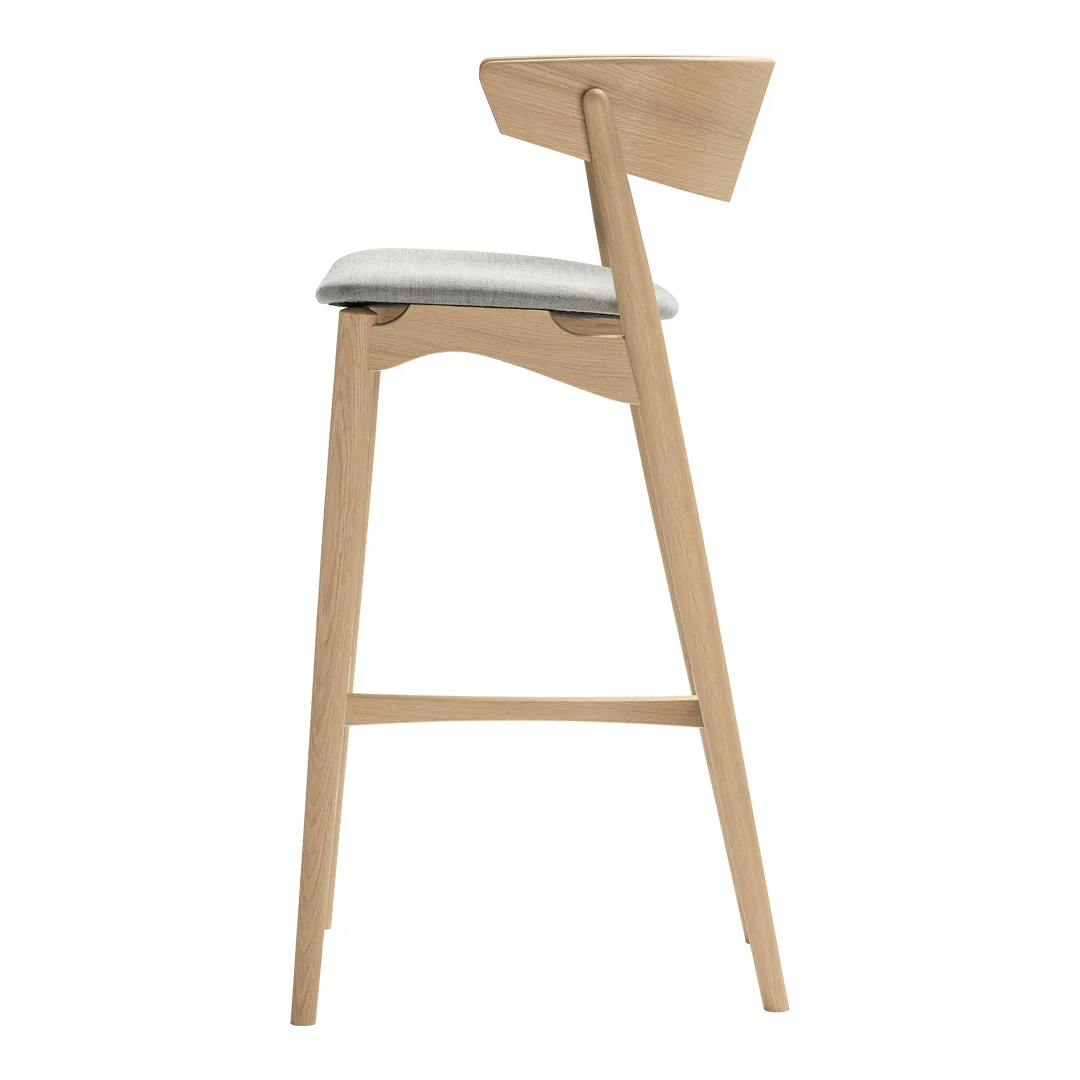 Sibast No 7 Bar Stool - Seat Upholstered - Image 9