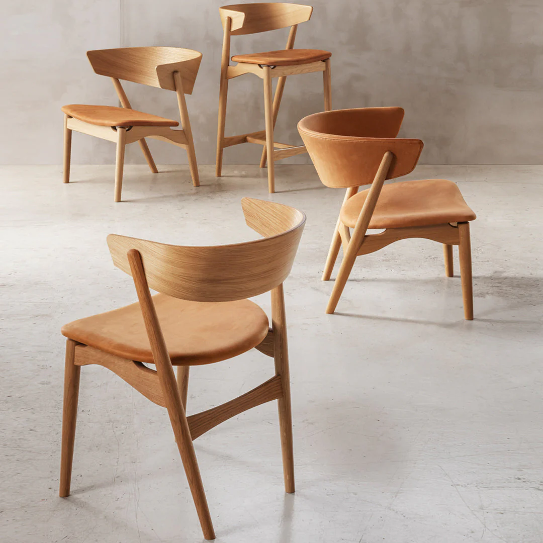 Sibast No 7 Lounge Chair - Seat Upholstered - Image 11