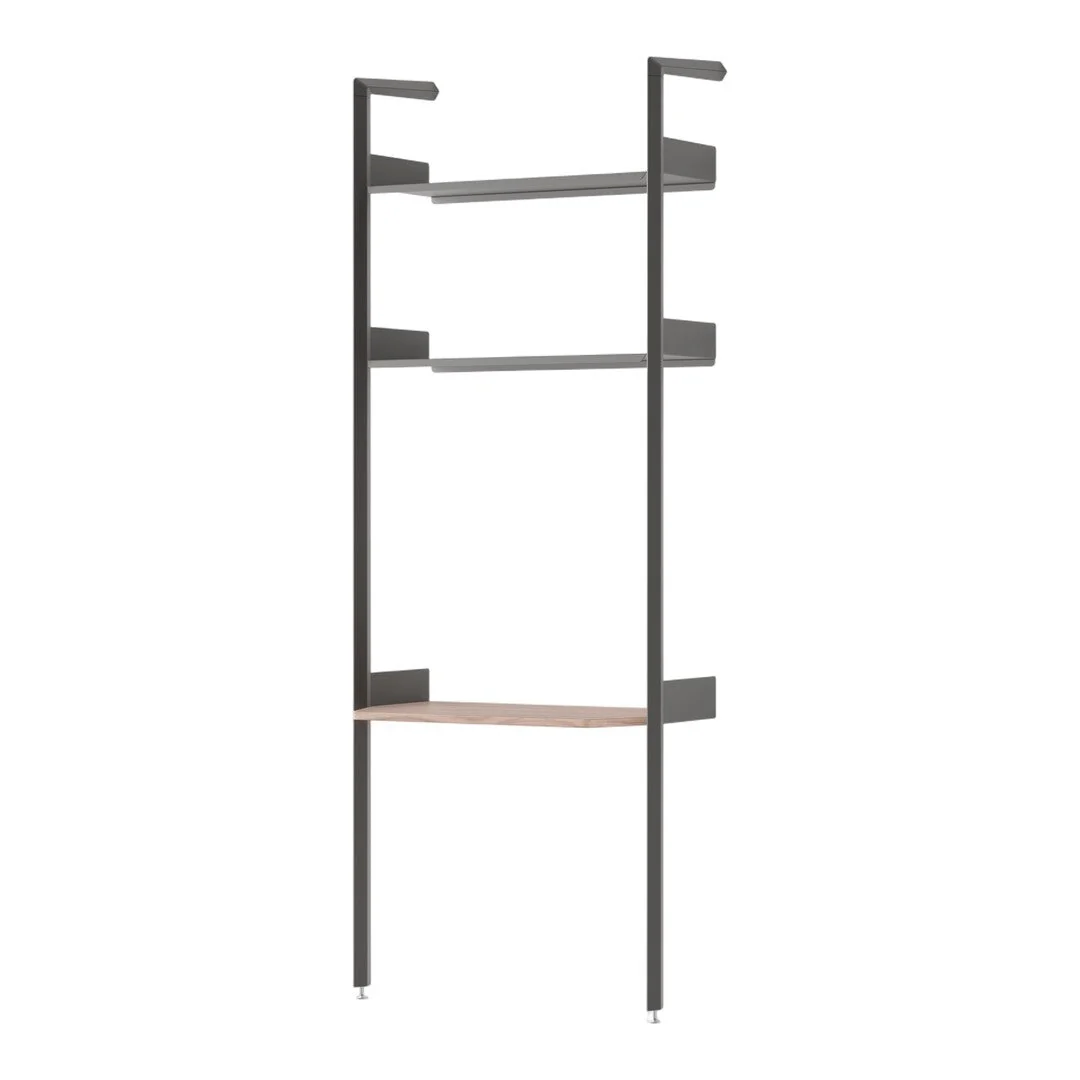 Rombe IF2 Modular Shelving System - Full Bay Shelves + Desk - Image 2