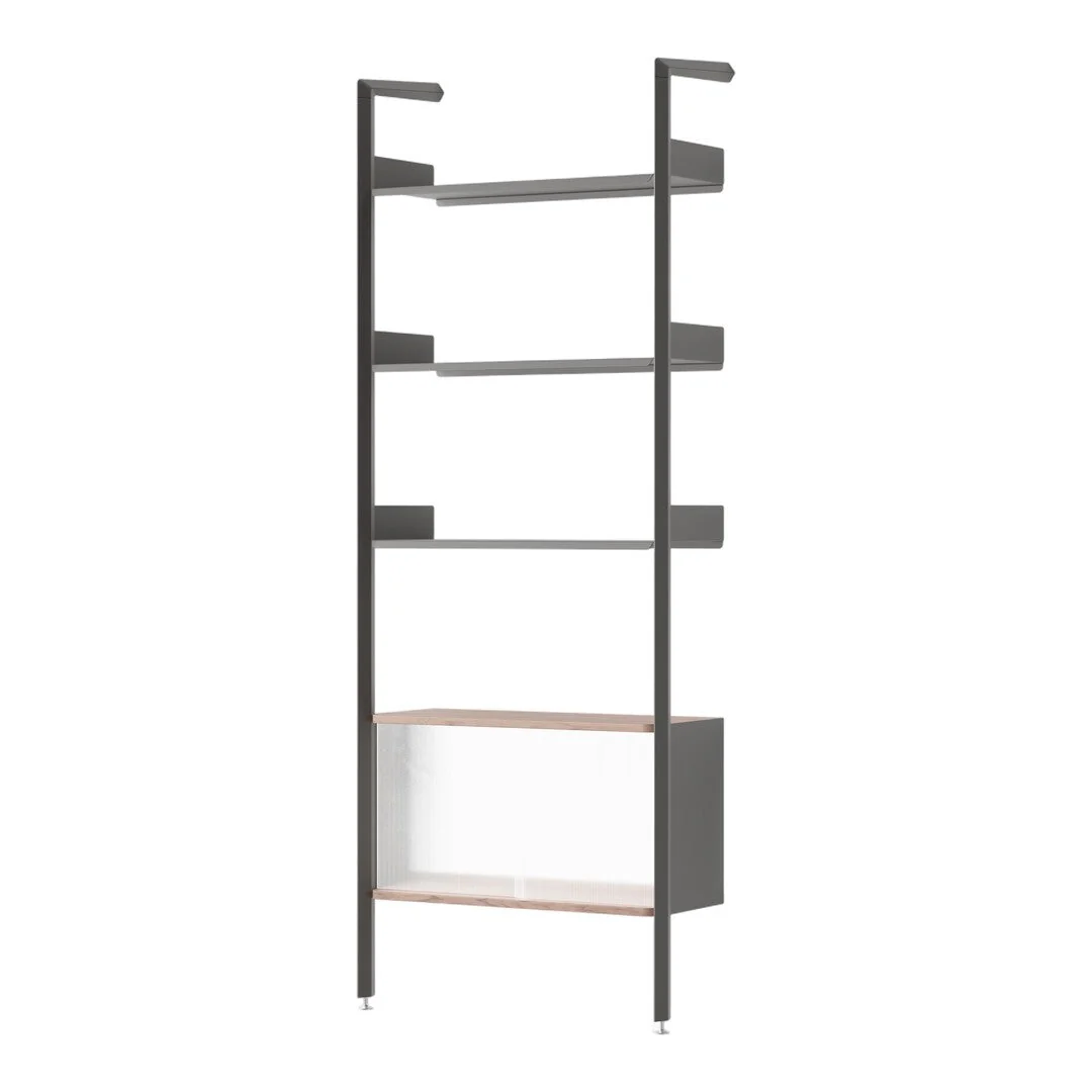 Rombe IF3 Modular Shelving System - Full Bay Shelves + Cabinet - Image 4